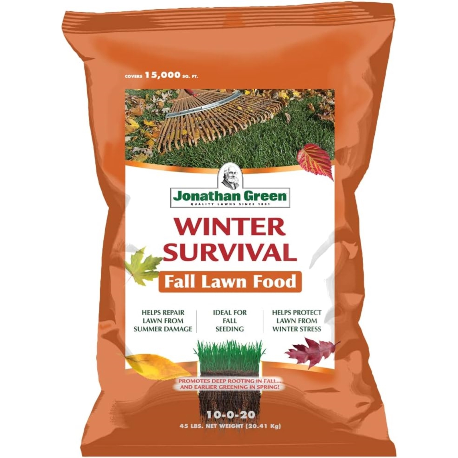 Jonathan Green Winter Survival Fall Lawn Food, 15M (15,000 sq ft Coverage) gallery