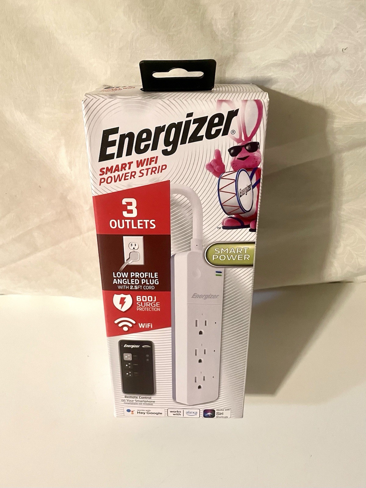 Energizer Connect Smart Wi-Fi Power Strip 3 Outlets Control w Smart Phone, Alexa gallery