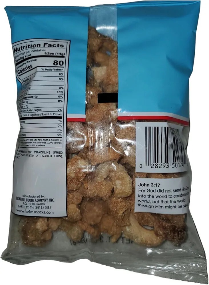 BRIM'S OLD- FASHIONED PORK CRACKLIN STRIPS 3oz/ 4pk gallery