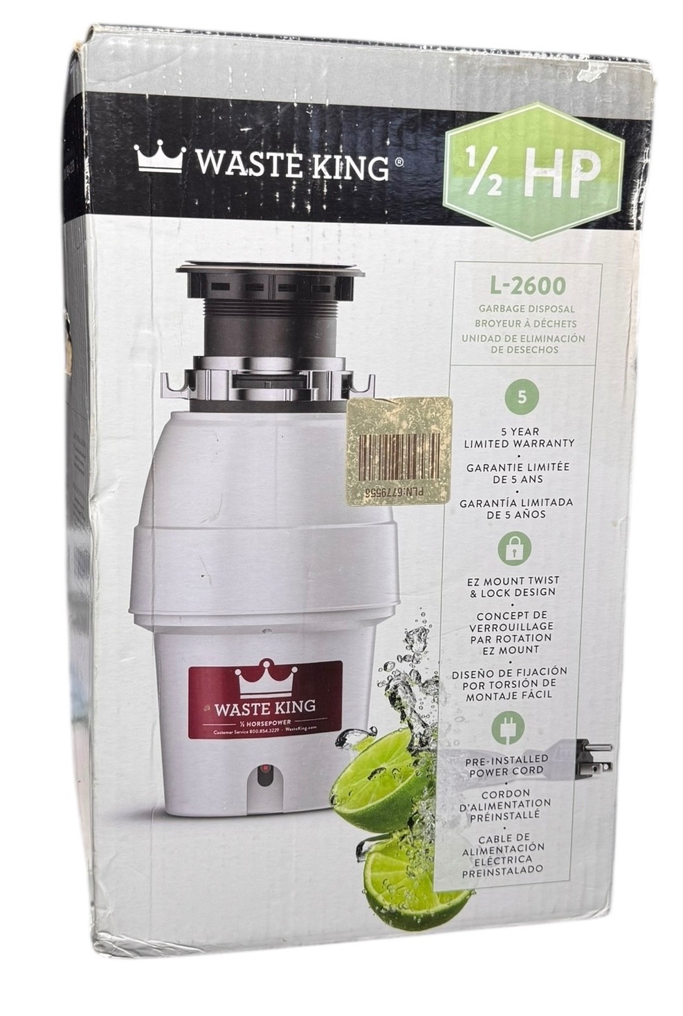 Waste King "Legend Series" 1/2 HP Continuous Feed Garbage Disposal L-1001 gallery