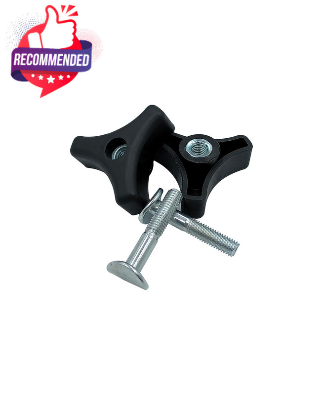 4 Sets Lawn Mower Handle Knobs Nut Bolt, Triangle Handle Knob Screw Bolt Set gallery