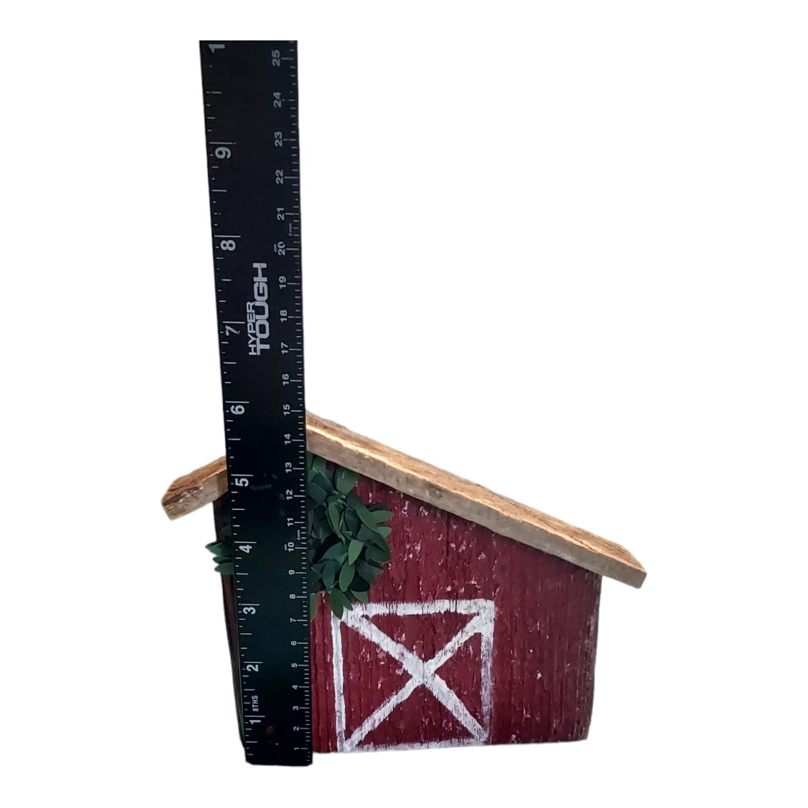 Barnwood Architectural Salvage Handcrafted Red White Barn 6" Tiered Tray Decor gallery