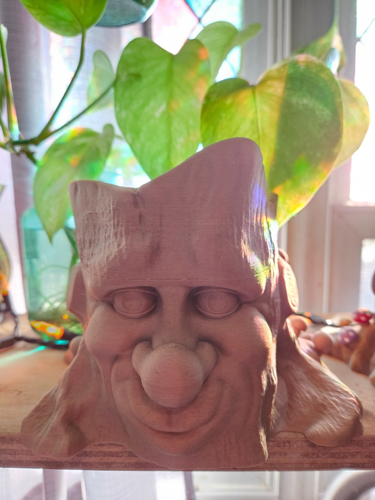 Tree Face Planter Pot – Unpainted Plant Pot Garden Décor Indoor/Outdoor gallery