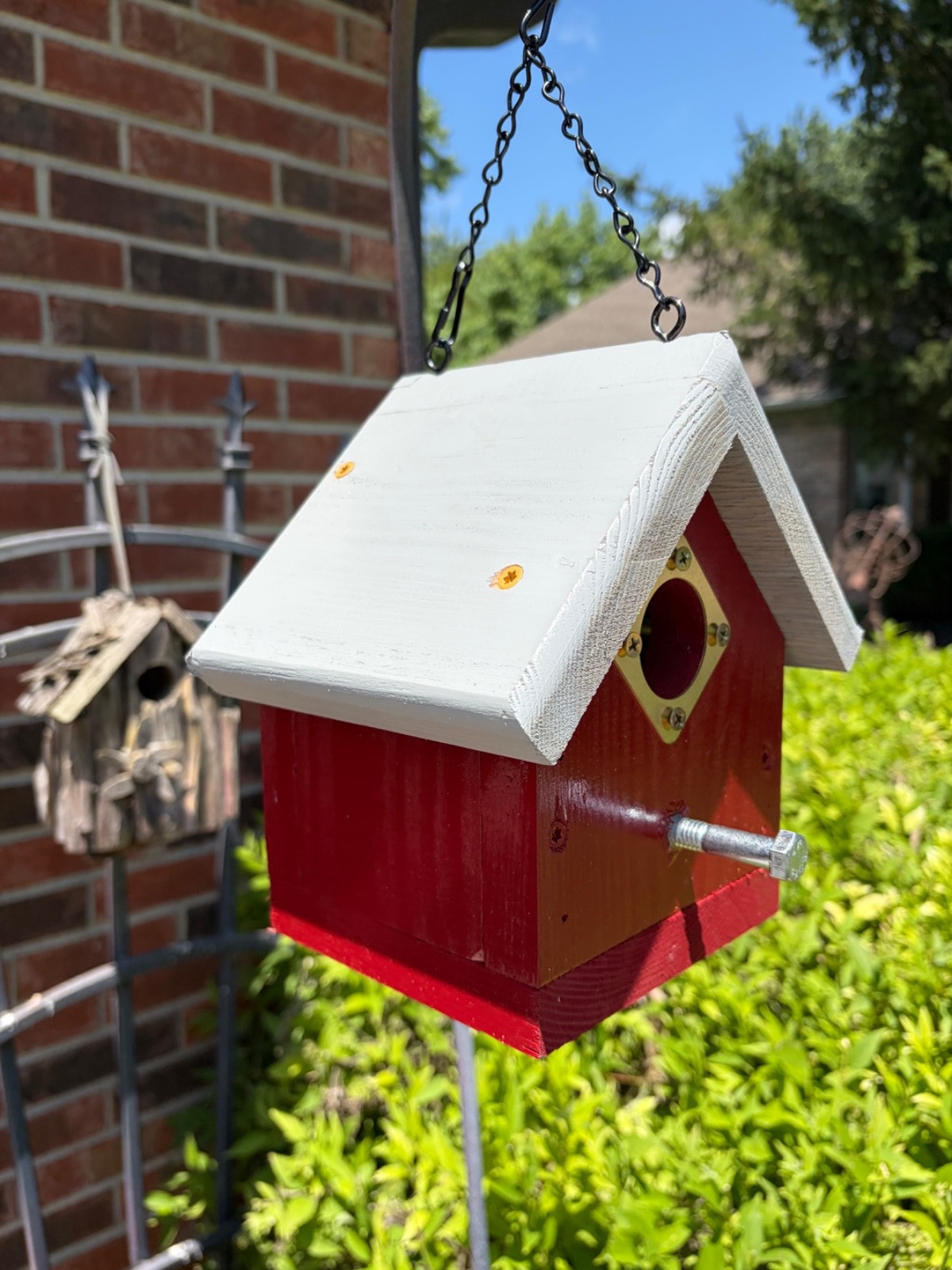 “Simply” Bird House (Barney) All Natural Cedar. gallery