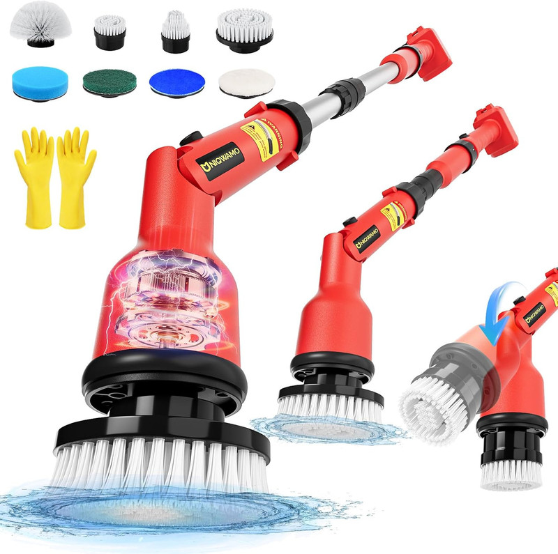 Electric Spin Scrubber Compatible for Milwaukee 18V Battery(Battery NOT Included gallery