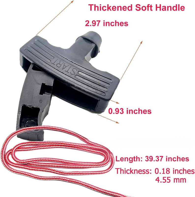 Ayellow 41A2828 Garage Emergency Release Pull Rope Cord Handle Kit Garage Opener gallery