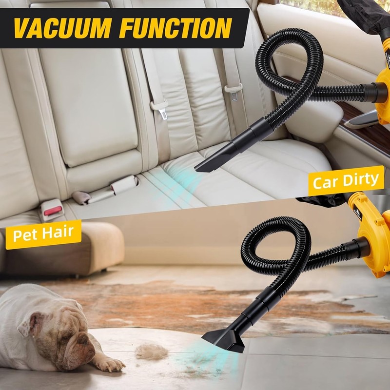 2-in-1 Cordless Leaf Blower for Dewalt 20V Max Battery (Battery Not Included) gallery