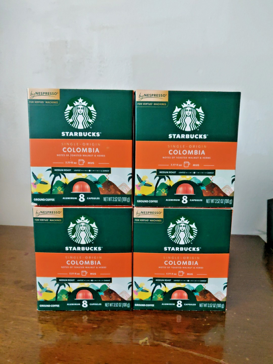 32 Pods - Starbucks Columbia Blend Nespresso Vertuo - 4 Pack Exp: Date 7/27/26 gallery
