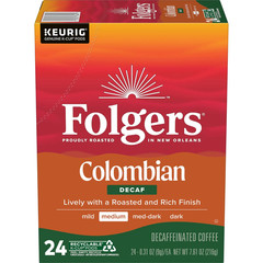 24-Pack Box Colombian Decaffeinated Coffee, Medium Roast