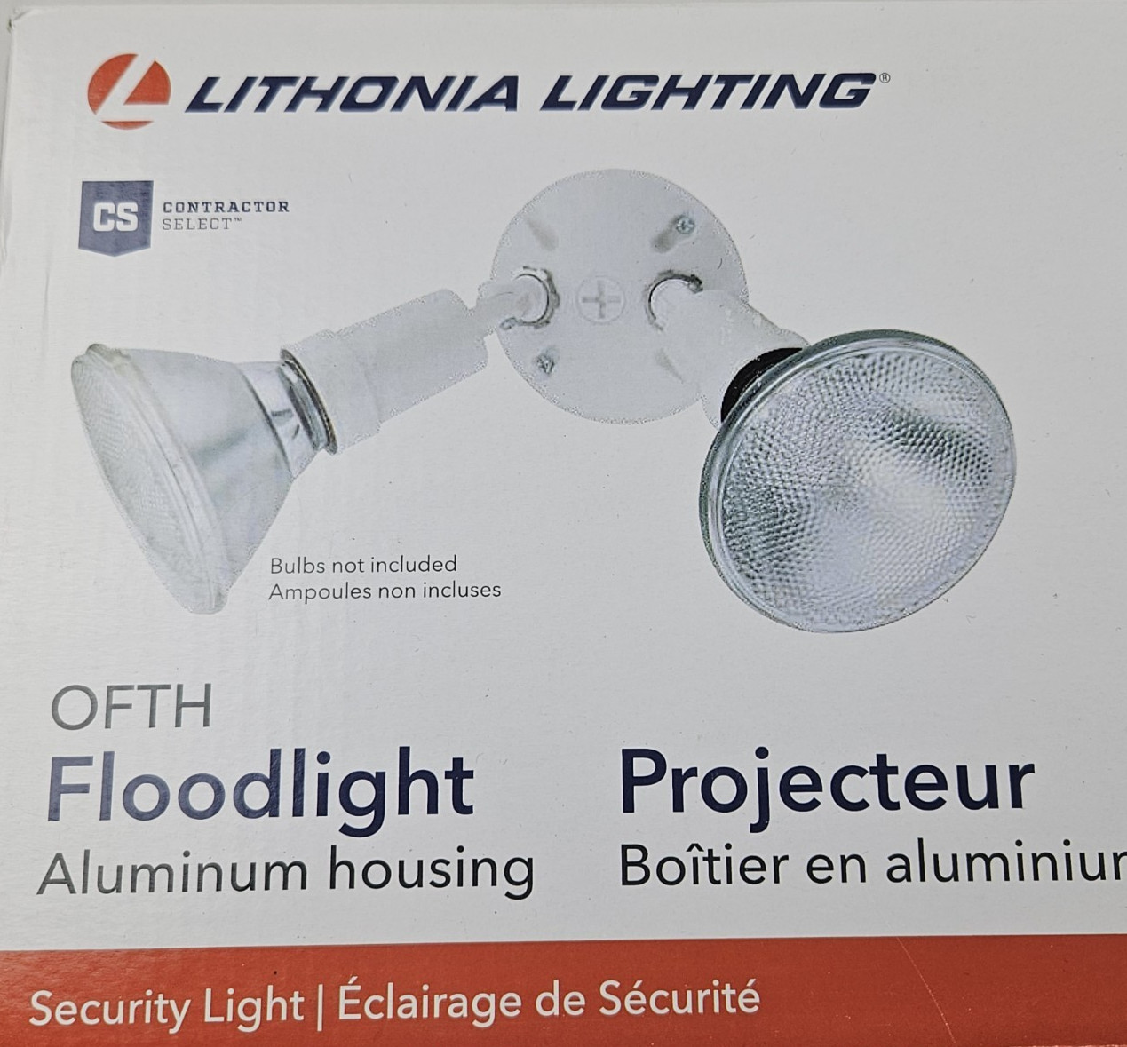 Lithonia Lighting OFTH Adjustable Outdoor 120V Twin Par Flood Light Holder gallery