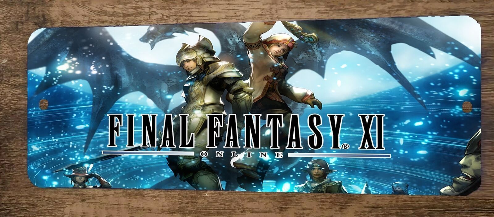 FFXI Final Fantasy 11 Online Video Game 4x12 Metal Wall Marquee Banner Sign gallery