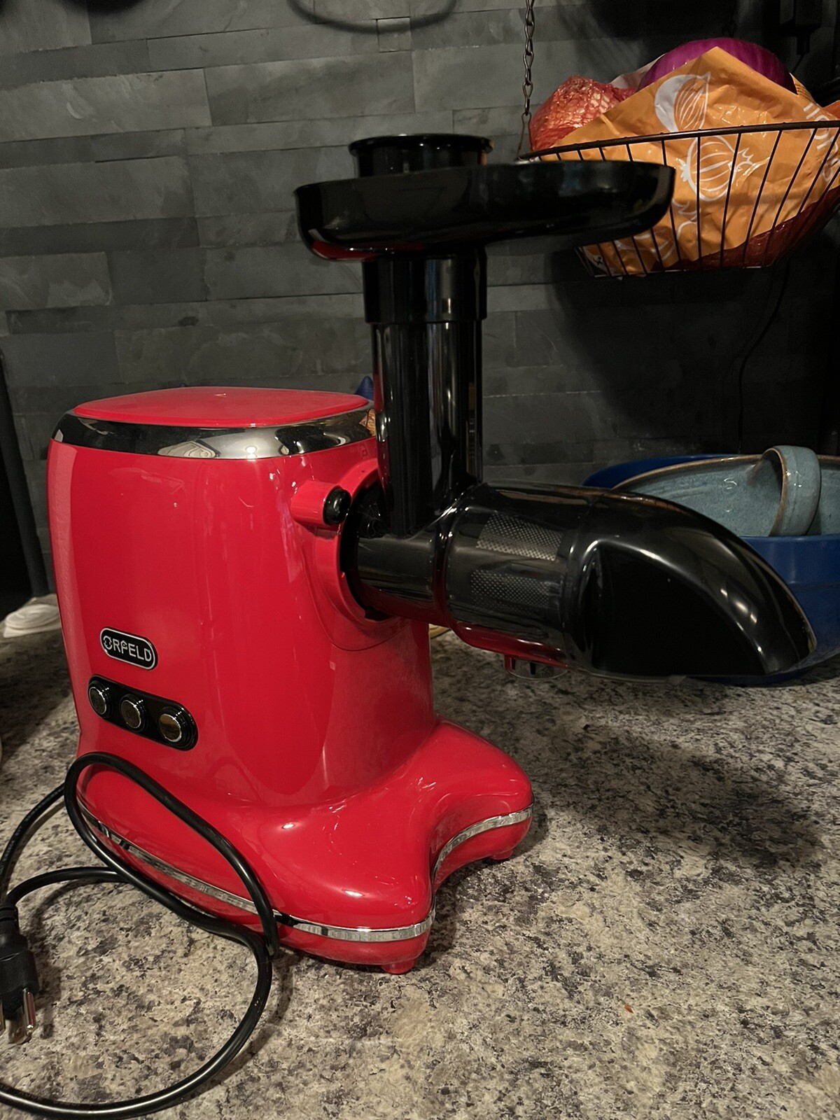 Slow Juicer Masticating Juicer Machine Cold Press Extractor Easy Clean Quiet gallery