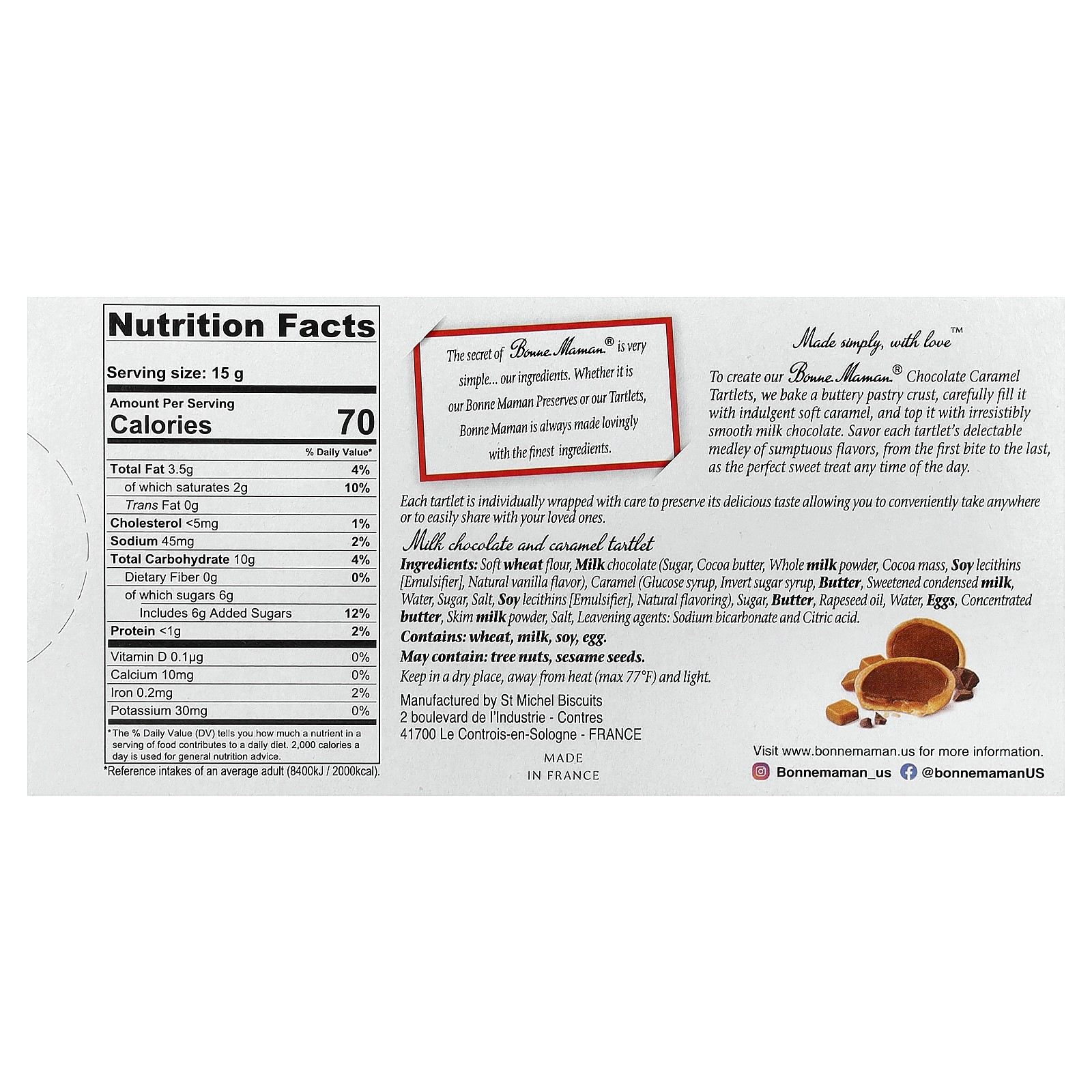 Tartlets, Chocolate Caramel, 9 Tartlets, 0.53 oz (15 g) Each gallery
