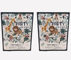 2 Birthday Party Decorations Monkey Jungle Zoo Safari Animal Theme Decor Banner