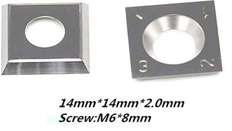 14mm Jointers Planer Carbide Insert For Spiral/Helical Planer -10 Pack gallery