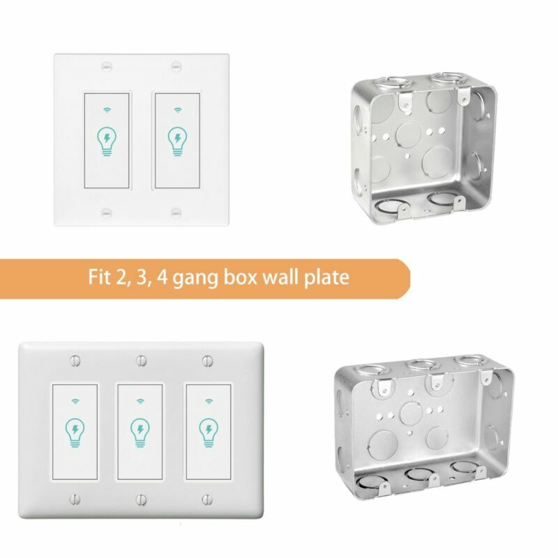 Micmi Smart Switch WIFI Light Wall Works with Alexa IFTTT smart life Google Home gallery