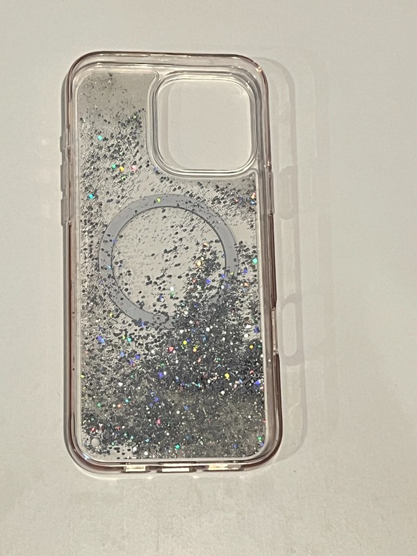 Kate Spade Liquid Glitter Case w/ Magsafe iPhone 16 Pro Max Opal Iridescent USED gallery