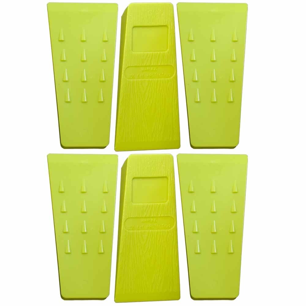 6 Pack 5.5" Tree Felling Wedge Logging Bucking Falling ABS Plastic (Green) gallery