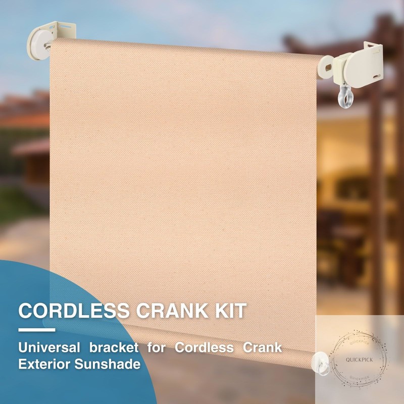 Coolaroo Shade Brackets with Metal Ring, Replacement Parts,For Coolaroo Exterior gallery