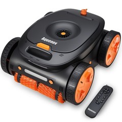 Cordless Robotic Pool Cleaner, APP&Remote Control Wall Climbing Waterline Floor