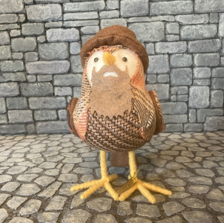 Cooper 2017 Target Spritz Felt Bird Decor Thanksgiving Fall Plaid