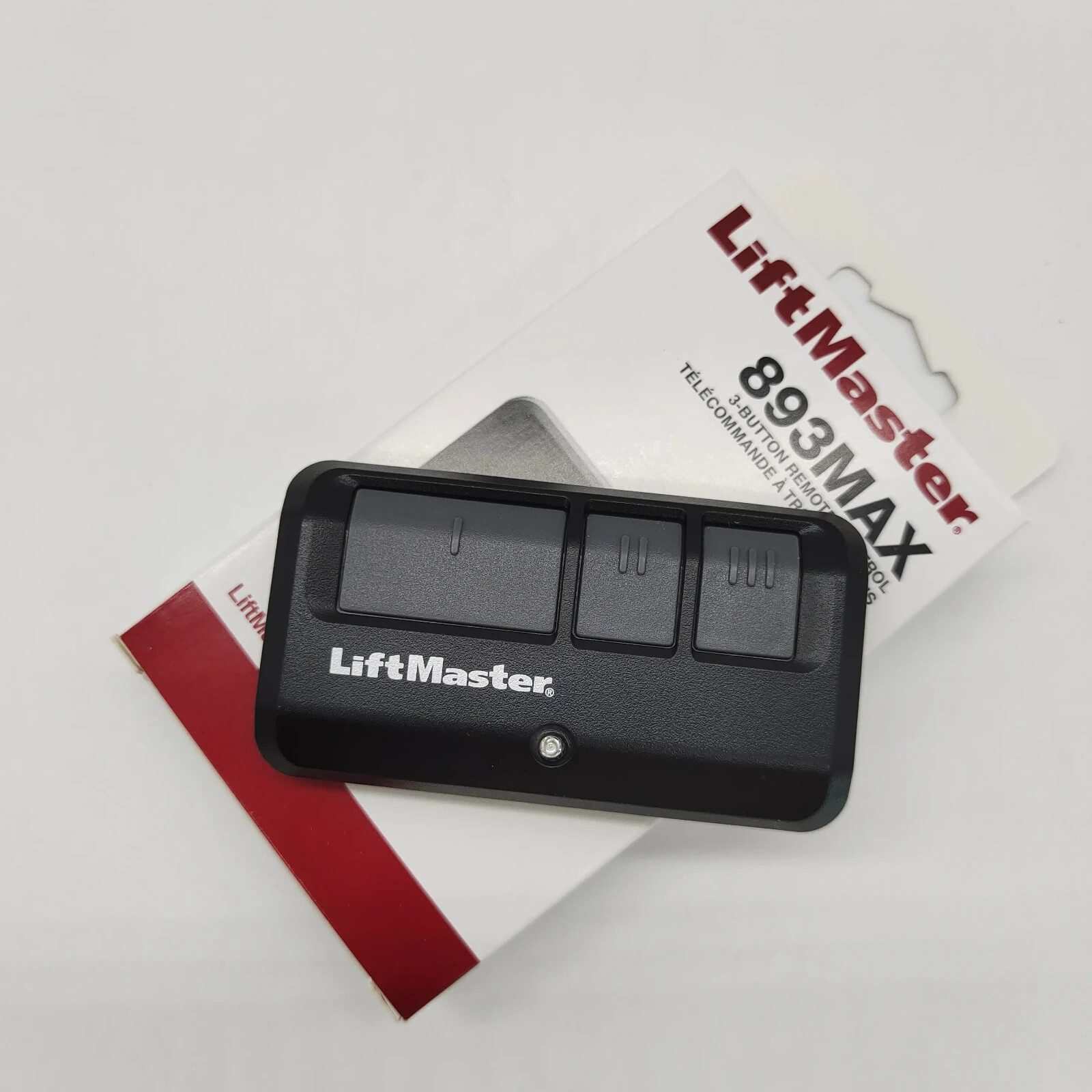 LiftMaster 893Max Security+ 2.0 3-Button Door Operator Remote Control with Visor gallery