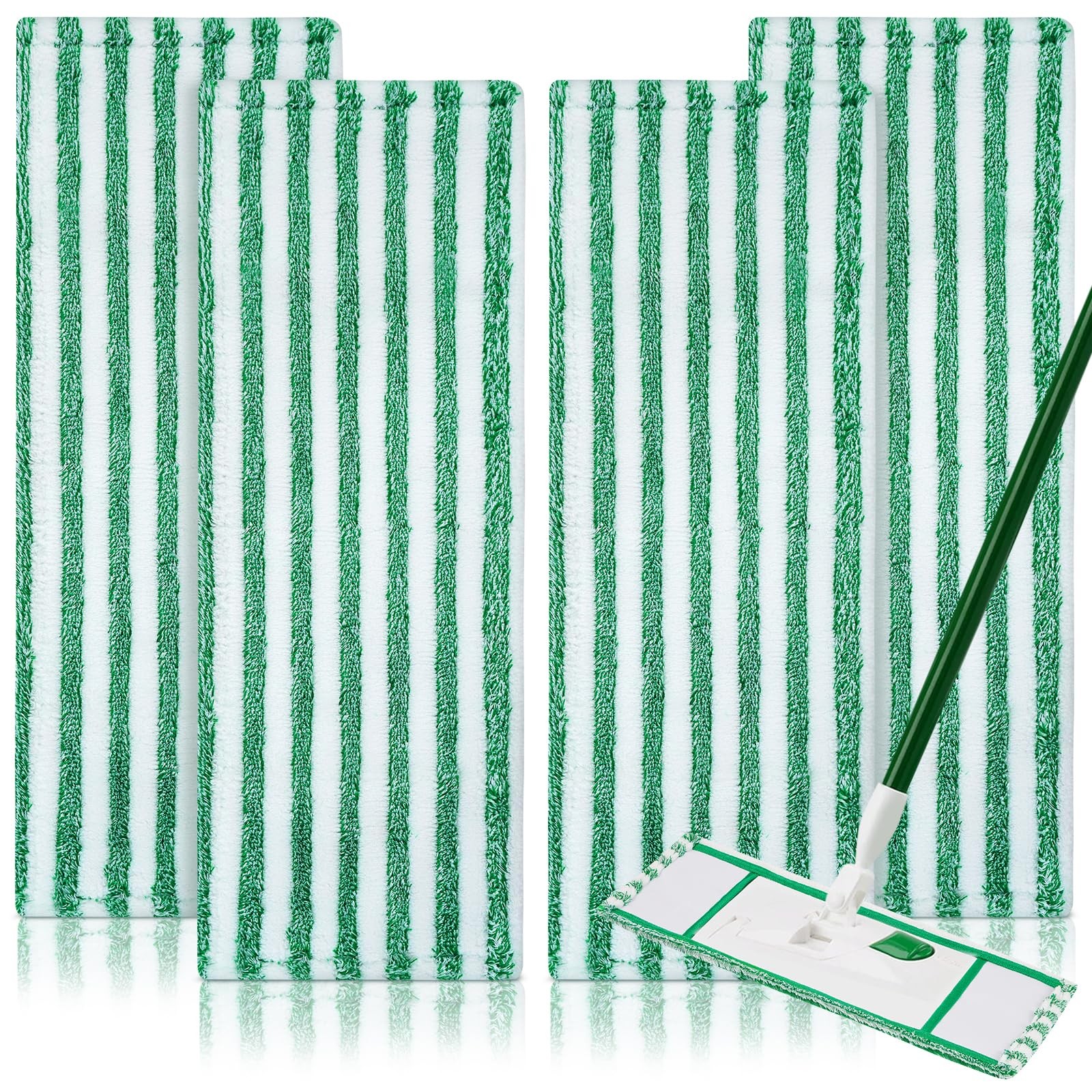 Microfiber Mop with Washable Reusable Pad, 360 Degree Rotating Head for Hardw... gallery