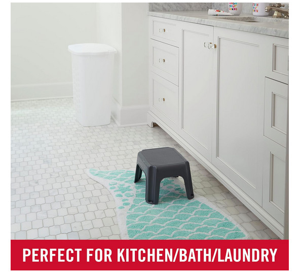 Rubbermaid One-Step Stool, Bisque, Holds up to 200 Pounds, Ideal for Home,Office gallery