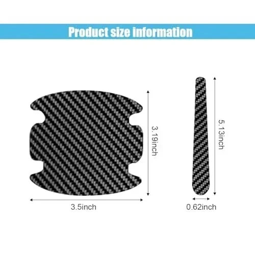 8Pcs Car Door Handle Protector Universal Automotive Protection Film for Most Car gallery