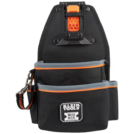 Klein Tools 55833Mb Pouch, Tool Pouch, Modbox, Open, Black/Gray/Orange, gallery