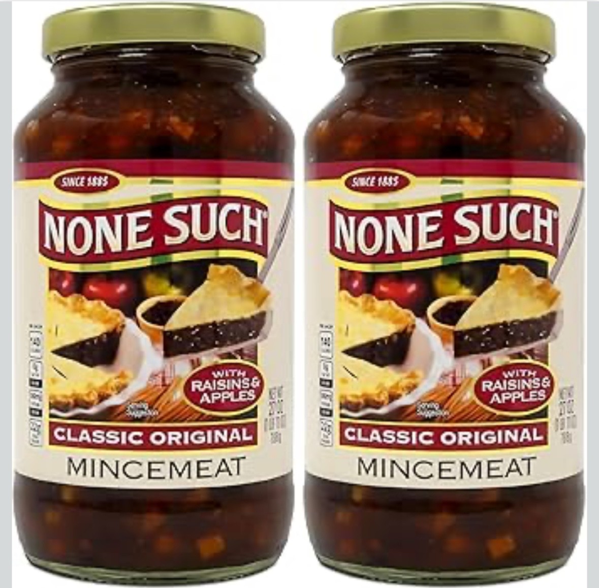 None Such Mincemeat with Raisins & Apples Pack of 2, 27 oz Jars gallery