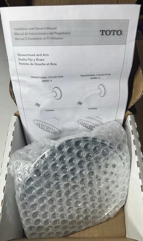 TOTO Transitional Coll. Series A Multi-Spray Showerhead TS200A65#CP New In Box gallery
