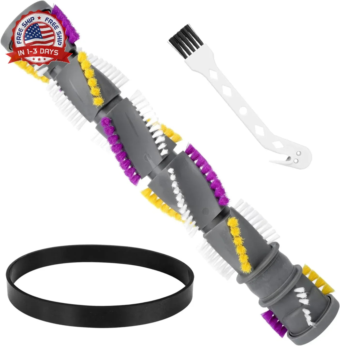 Vacuum Brush Roll & Belt Kit Durable ABS Pet Hair for Upright Cleaners gallery