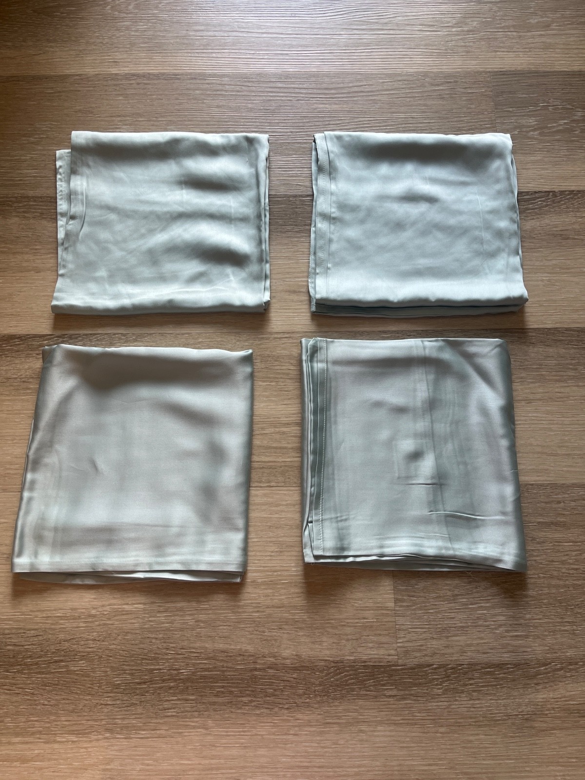 Tencel Queen Sheets Set 5pc Light Green Deep Fitted Luxuriously Soft gallery