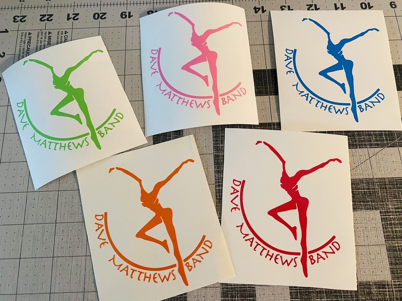 Vinyl Decal for Window - Fire Dancer (Dave Matthews Band) gallery