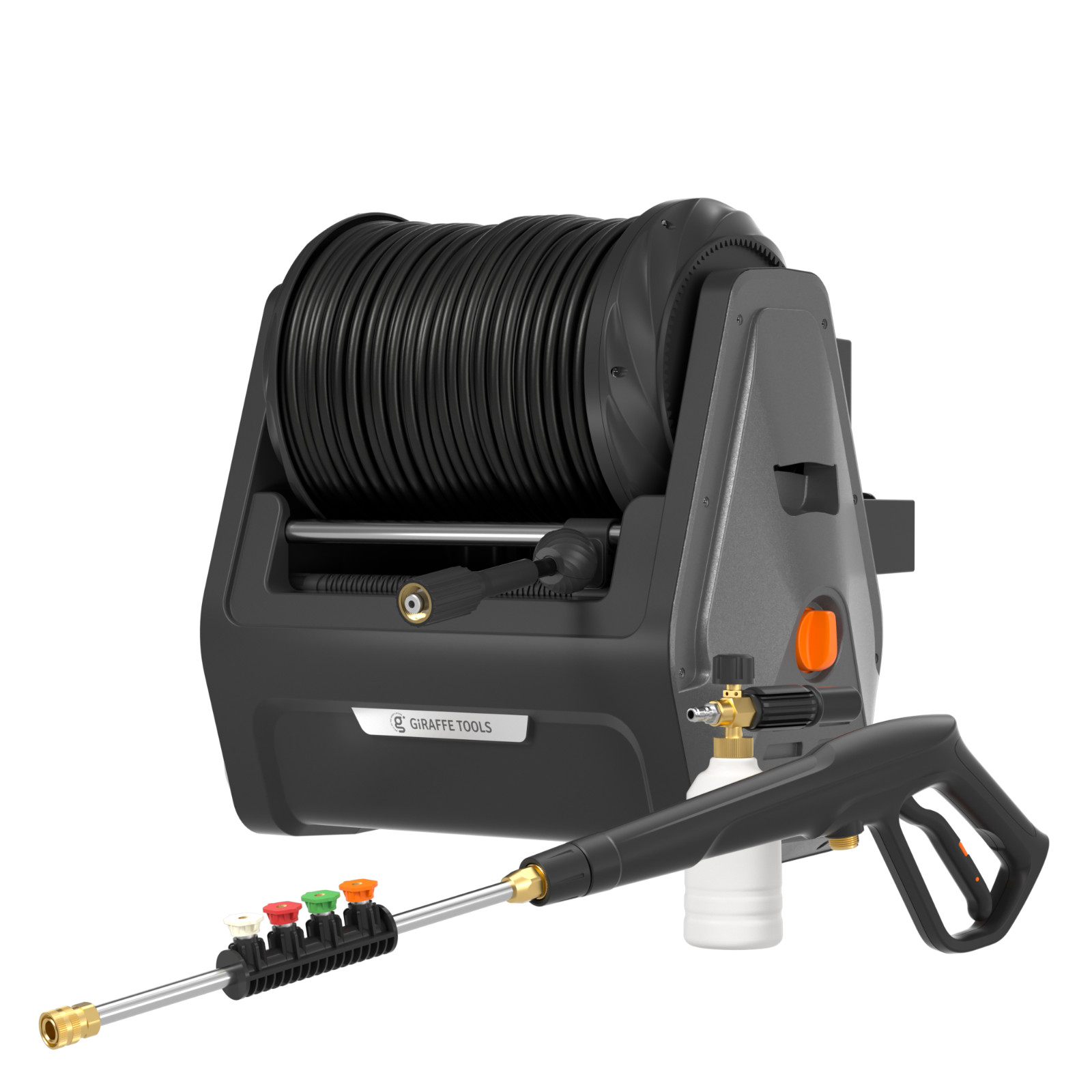 Giraffe Tools Retractable Electric Pressure Washer Plus, Max 2900 PSI 2.2 GPM gallery