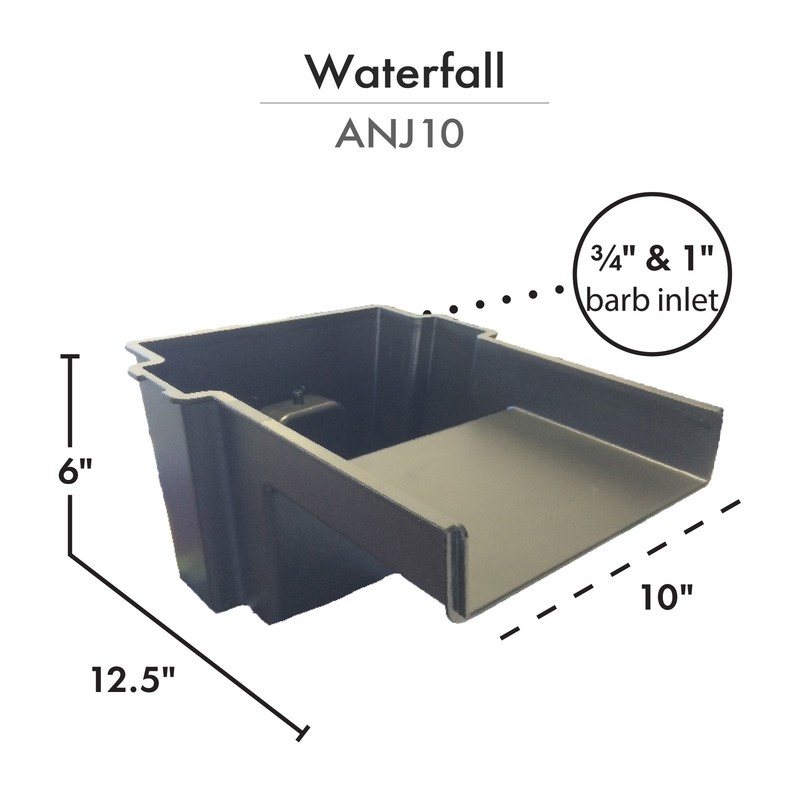 Compact Anjon Pondless Waterfall Kit w/ 7.5' x 20' Liner & 2100 GPH Pump PXSAN0 gallery