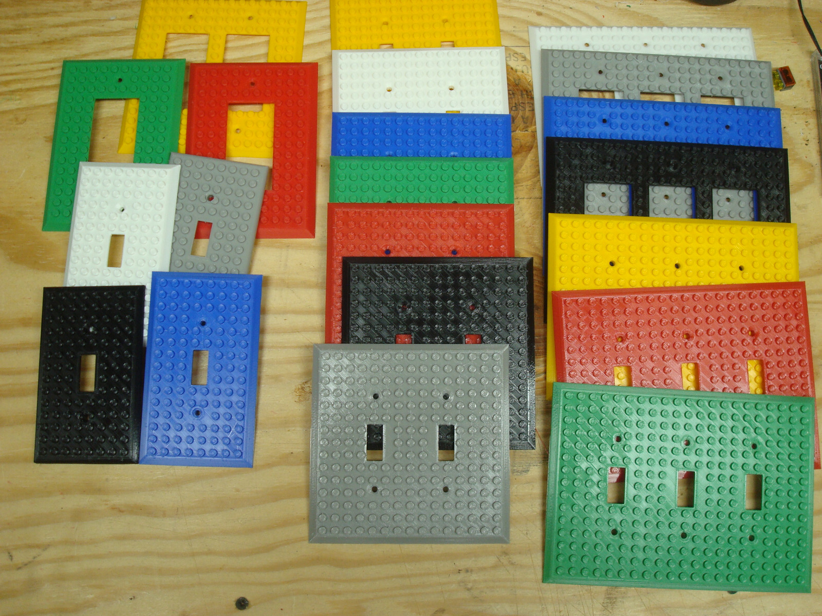 Light Switch Cover,Works COMPATIBLE with LEGO bricks, Wall Plate,toggle & rocker gallery