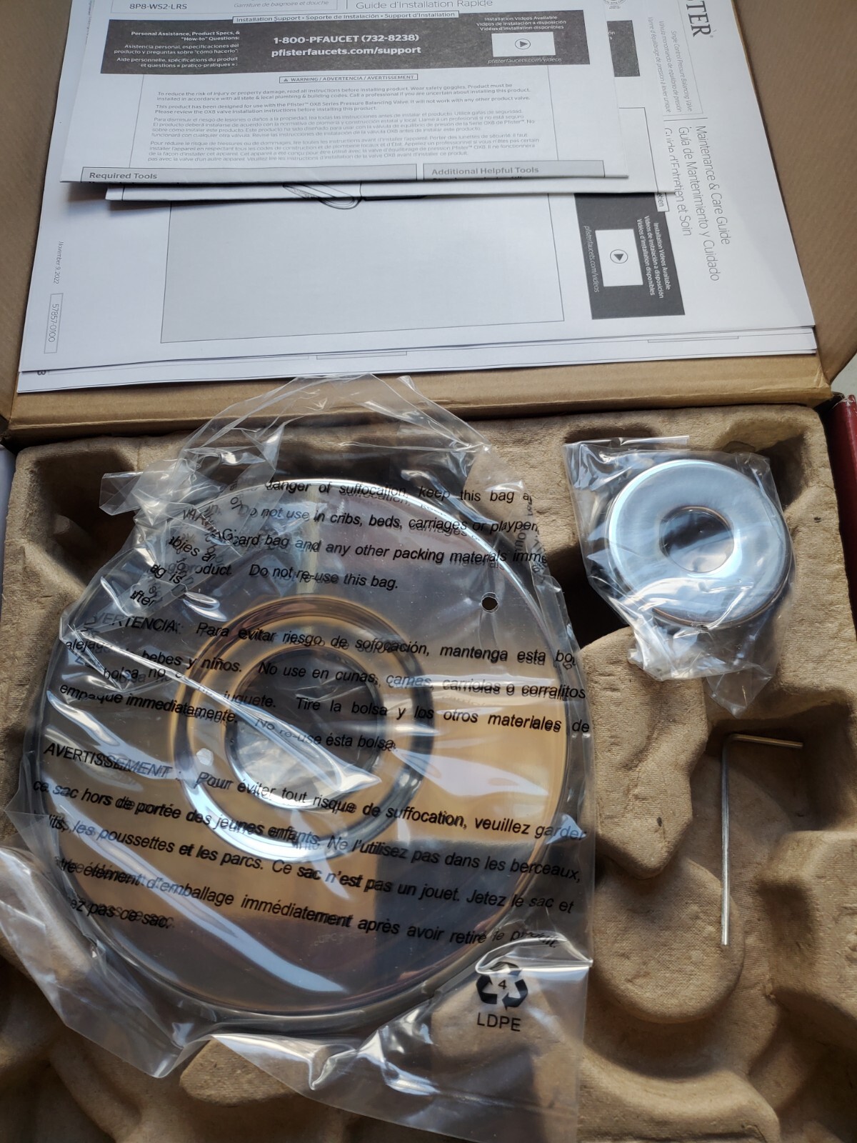 Pfister Ladera Polished Chrome 1-Handle Tub and Shower Faucet - Chrome gallery