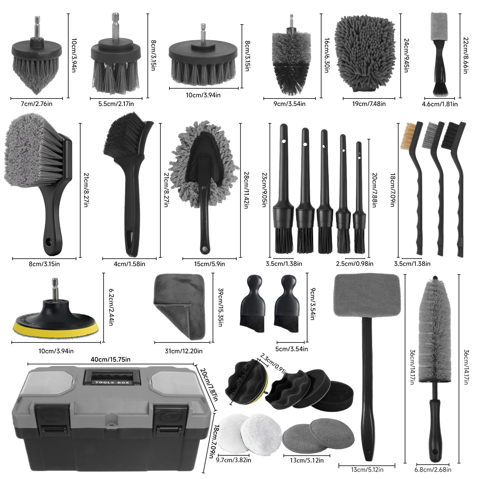 Car Detailing Kit, Car Detailing Brush Set, Car Cleaning Kit, Auto Detailing ... gallery