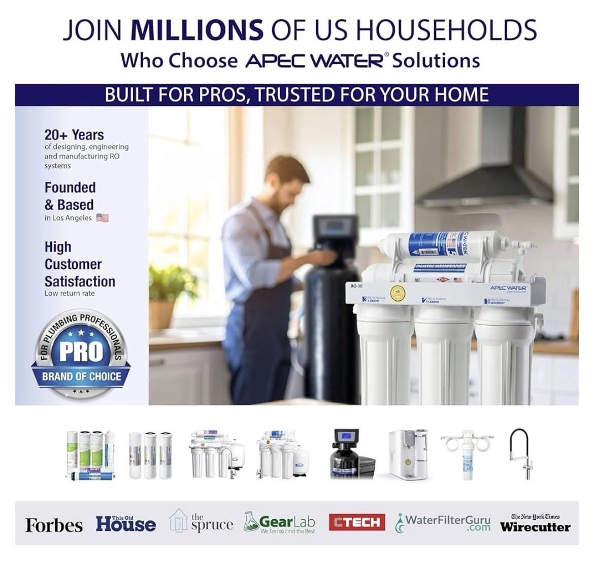 APEC Tankless Reverse Osmosis System- RO + Alkaline gallery