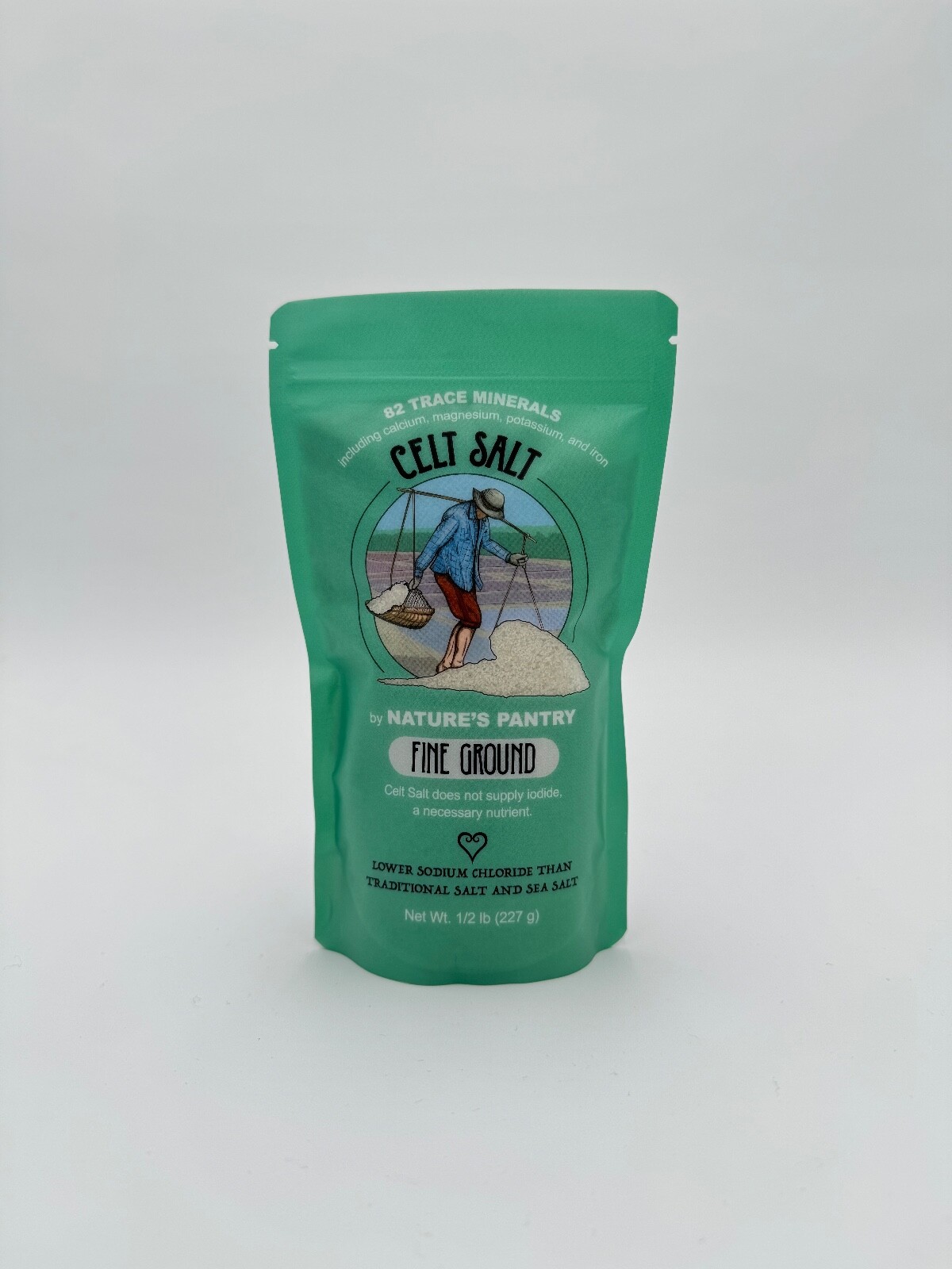 Celtic Sea Salt- Fine Ground 1/2 lb Resealable Bag Celt Salt Brand FREE SHIPPING gallery