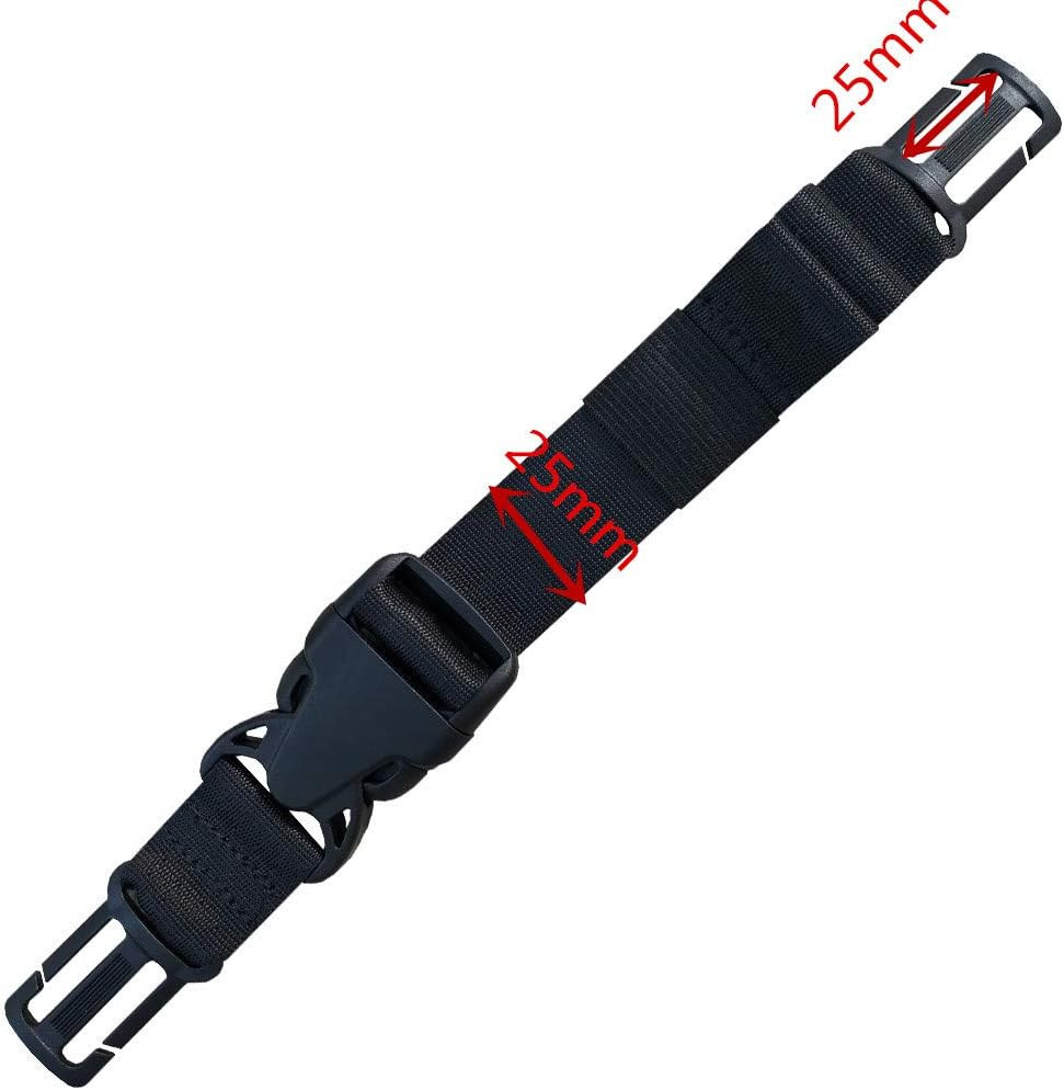 [2 Pack Backpack Chest Strap Sternum Strap- Suitable for Webbing on The Backpack 2