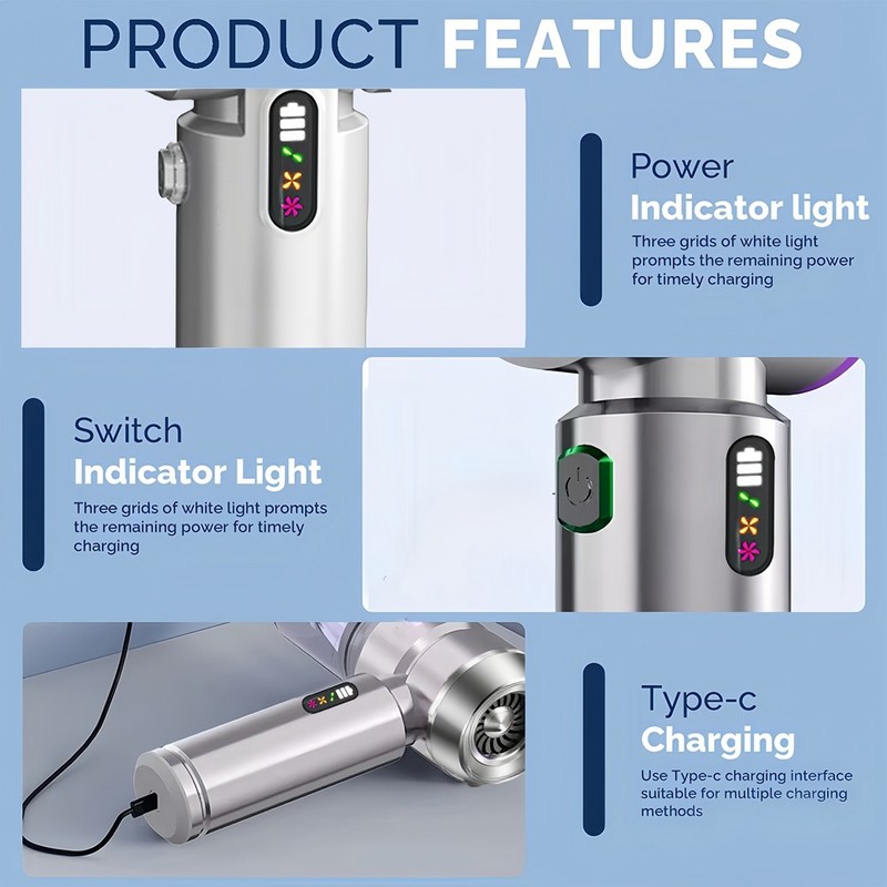 Handheld Vacuum Cordless Hand Vacuum Cleaner Rechargeable Home Hand Wet&Dry Vac gallery