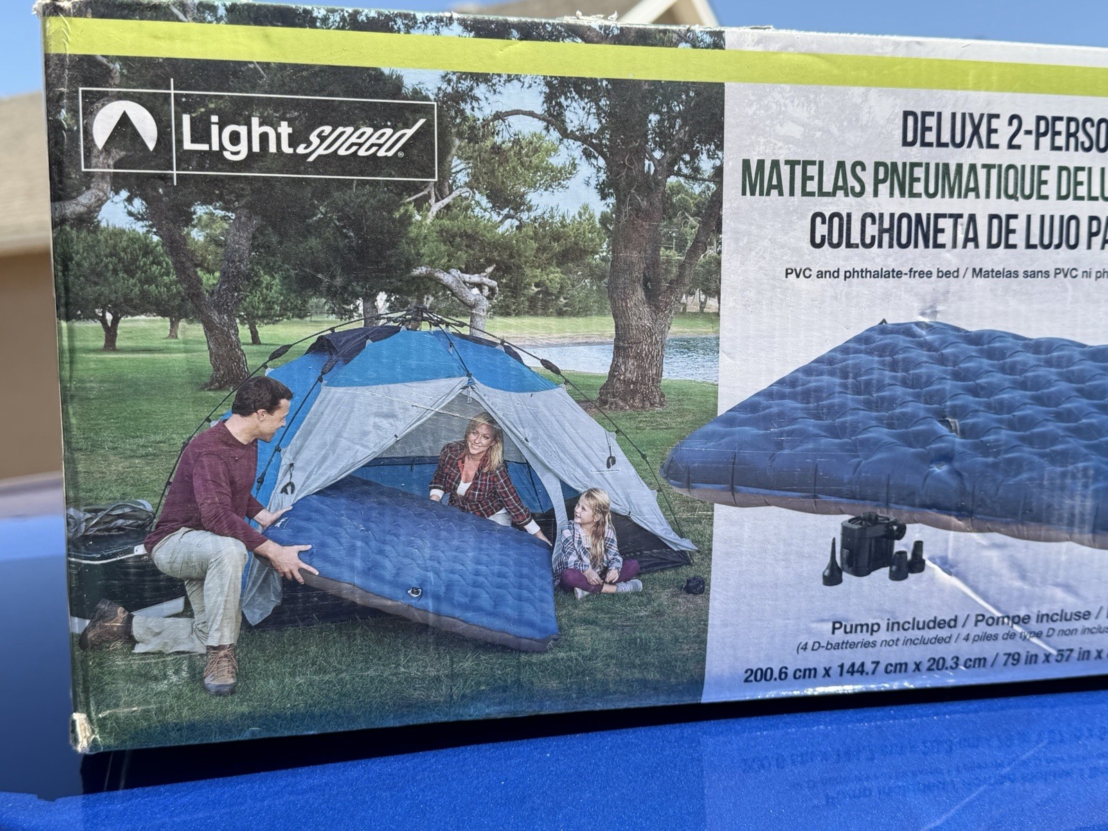 Lightspeed Outdoors Deluxe 2 Person Air Bed gallery