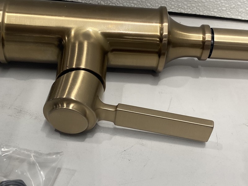 Moen Gilden High Arc Pulldown Kitchen Faucet Bronzed Gold BZG - 87679BZG gallery