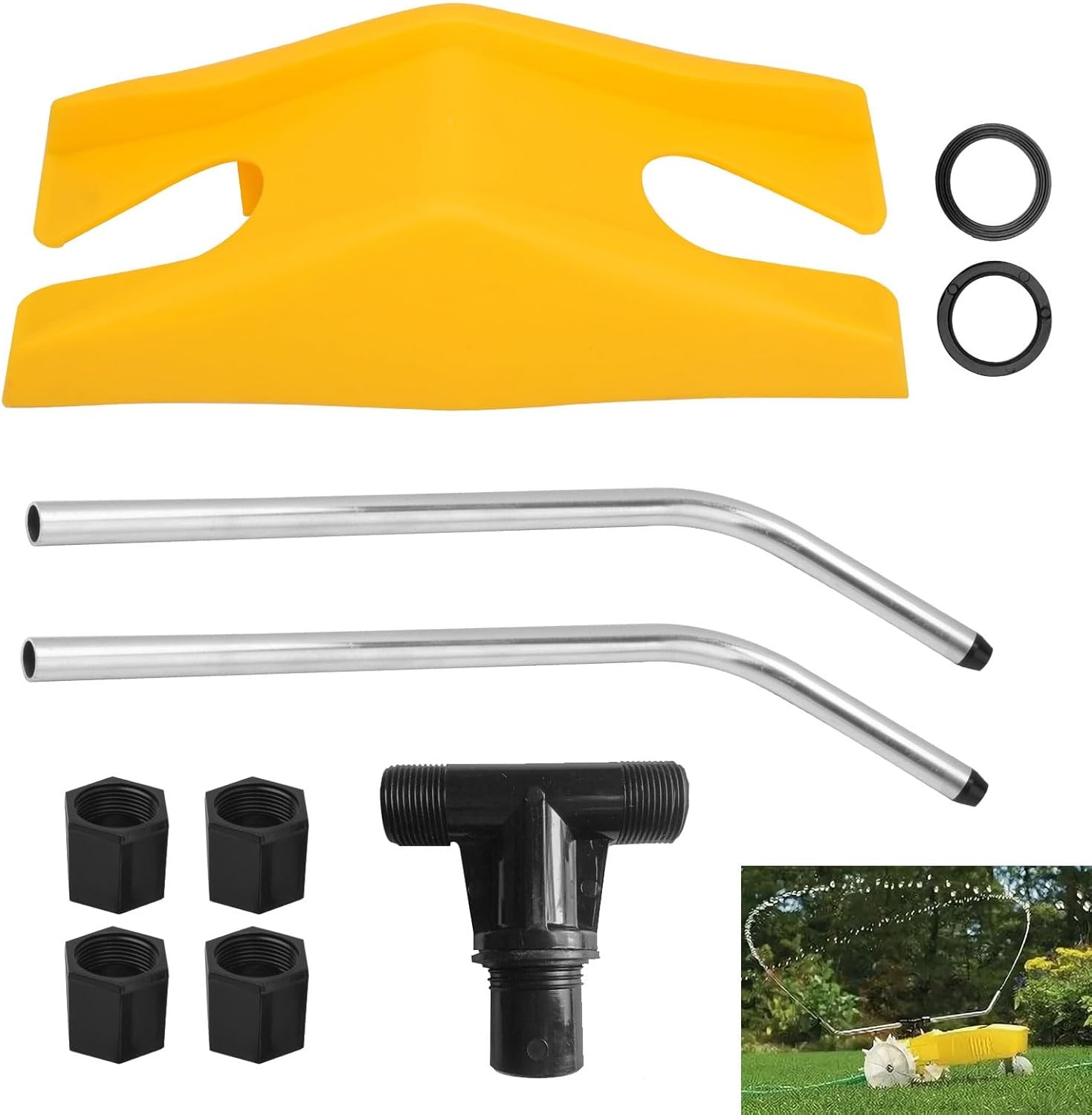 TRAVELING SPRINKLER ARMS TEE REPLACEMENT ASSEMBLY FOR ORBIT AND NELSON W gallery