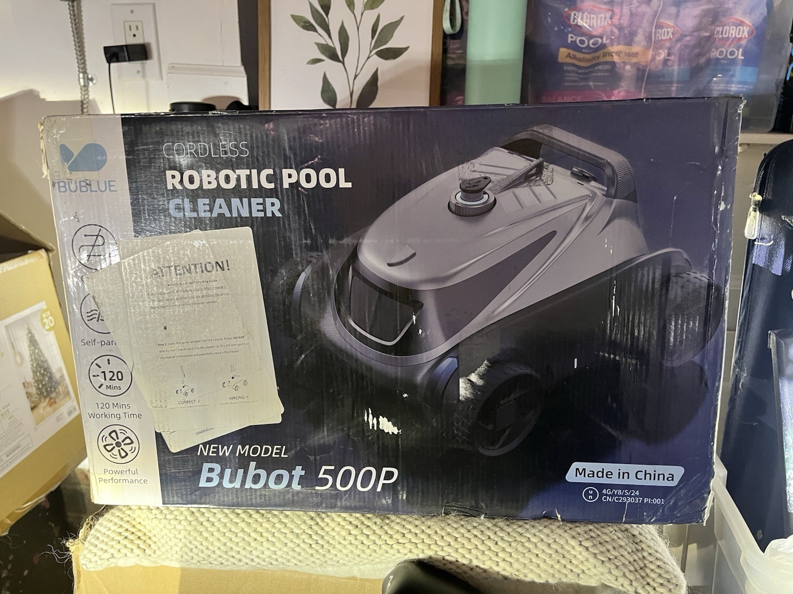 Bubot 500P Cordless Robotic Pool Cleaner, Pool Vacuum with Bluehole Suction Tech gallery