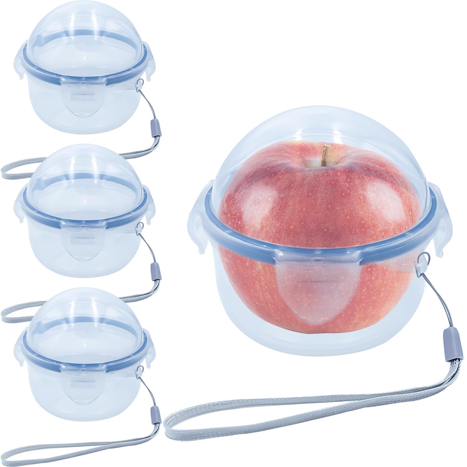 4 Pack Onion Storage Containers, Portable Fruit and Vegetable Savers Storage ... gallery
