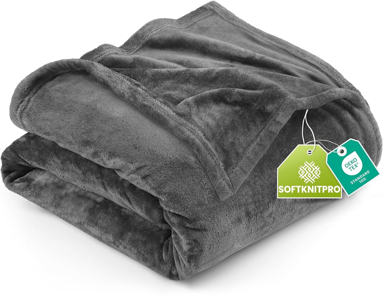 Utopia Bedding Fleece Blanket King Size Grey (90x102 Inches) Ultra Soft Warm Lig gallery